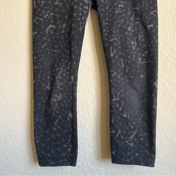 LULULEMON Top Speed Crop Full-On Luxtreme Star Crushed Coal Black Women Size 6 - Picture 7 of 9
